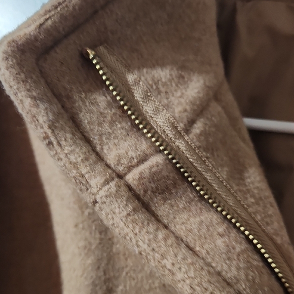 J Crew Cocoon Tan Wool Coat - Picture 5 of 8